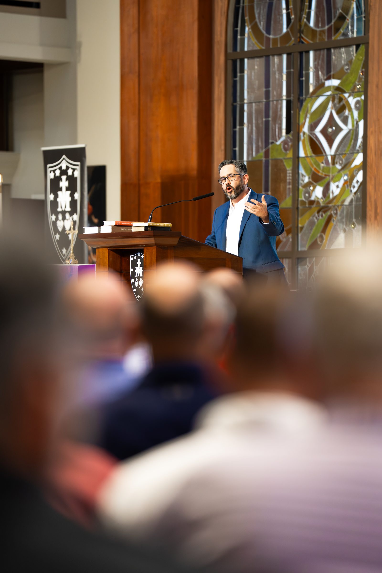 Speaker addressing the conference